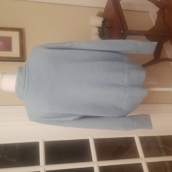 NWT Blue LOFT wool blend sweater L - Picture 4 of 6